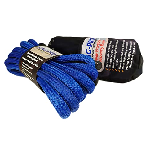 Kinetic Recovery Rope 3 (3/4"x30\' Blue)