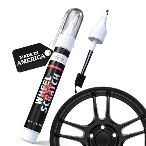 Matte Black Rim Touch Up Paint (Black - Satin/Matte - Touch-Up Pen)