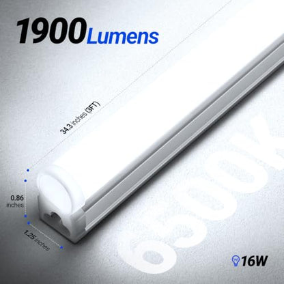 LED T5 Shop Light 3FT (6500k Super Bright White / 3 Feet)