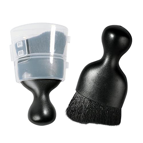 Car Interior Detailing Brush (Black With Cap)