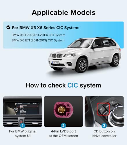 12.3'' CarPlay Screen Radio for BMW X5 E70 (12.3 Inch)