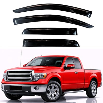 Rain Guards Window Visors for 2004 (2004-2014 F-150 SuperCab)