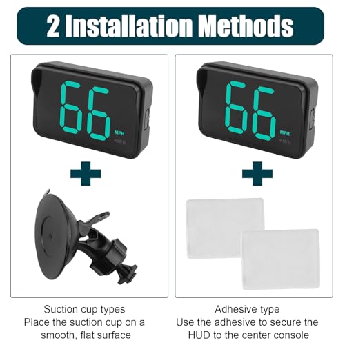 GPS Digital Speedometer for Car MPH (2025 New with Bracket & Charger)
