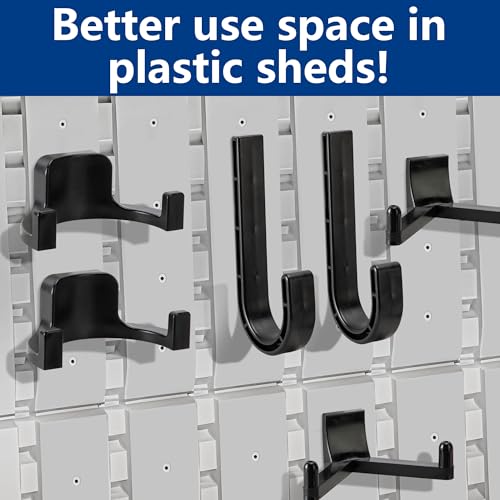 6 Pcs ABS Storage Shed Tool Hooks (6 Pcs)
