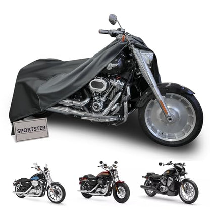 Motorcycle Cover for Harley Davidson Sportster Waterproof (96"-Sportster)