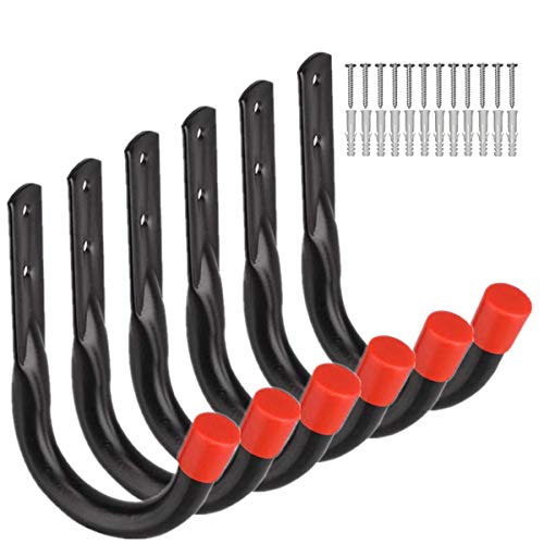 Heavy Duty Utility Garage Storage Hooks (5.4 Inch x 4 Inch)