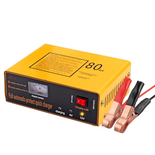6V 5A and12V 8.5A Car Battery Charger (YELLOW)