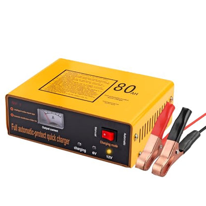 6V 5A and12V 8.5A Car Battery Charger (YELLOW)