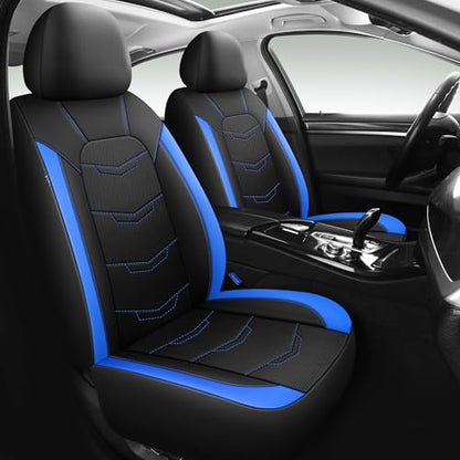 Front Car Seat Cover (N2 Black Blue / Front Seat)