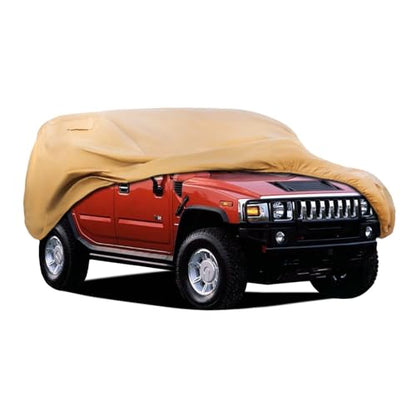 Heavy Duty Outdoor Car Cover Custom Fit for 2003 (Custom Fit Hummer H2 / brown)