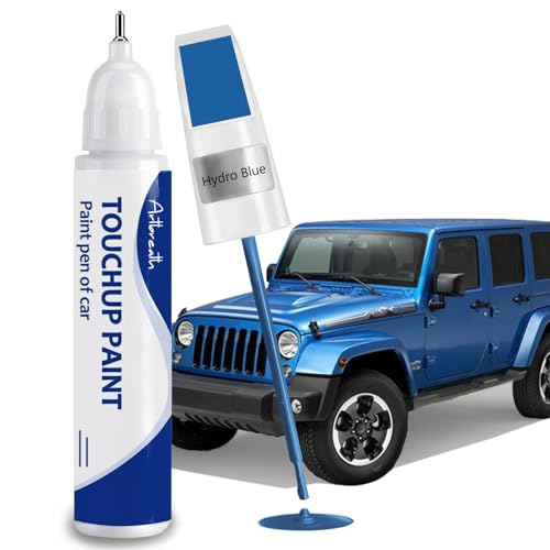 Hydro Blue PBJ Touch Up Paint for Jeep OEM Color Match Car Paint Pen (Hydro Blue(PBJ))