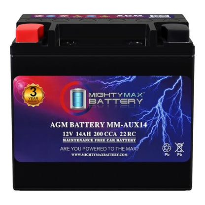 MM AUX14 Auxiliary Battery 12V 14Ah (AUX14)