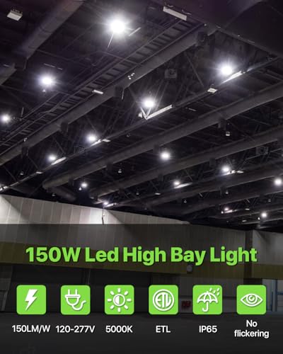 UFO LED High Bay Lights 150W 6 Pack 22 (150w 6pack)