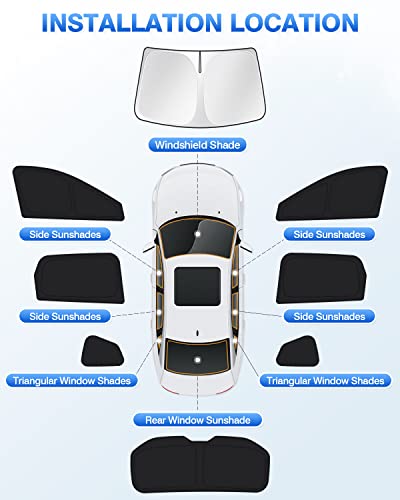 Sunshades for 2021 (Nissan Rogue 2021-Present)