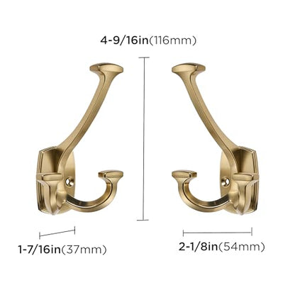 Large Wall Double (Champagne Brozne / 1 Inch(23mm)Hole Center)