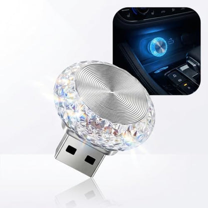 Car Interior USB LED Atmosphere Lamp (1PC / Blue)