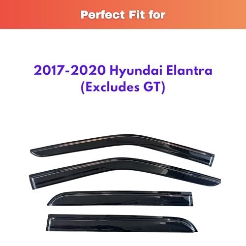 Rain Guards Fit for 2017 (2017-2020 Elantra)