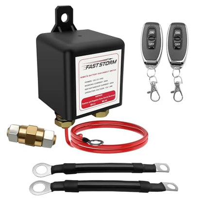 Side Post Remote Battery Disconnect Switch 12V (250A Remote Battery Kill Switch)