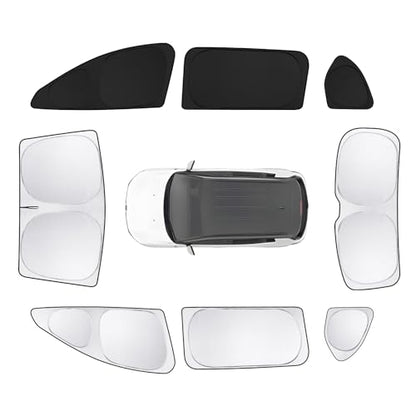 8pcs Car Window Shades for Hyundai Santa Fe 2024 2025 2026 Accessories (for Hyundai Santa Fe2024 2025 2026)