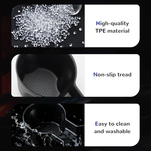 Center Console Organizer Tray & Cup Holder Insert Compatible with 2025 Chevy Equinox Accessories Car Center Console Mat