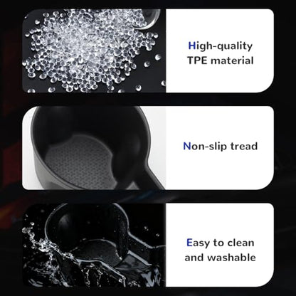 Center Console Organizer Tray & Cup Holder Insert Compatible with 2025 Chevy Equinox Accessories Car Center Console Mat