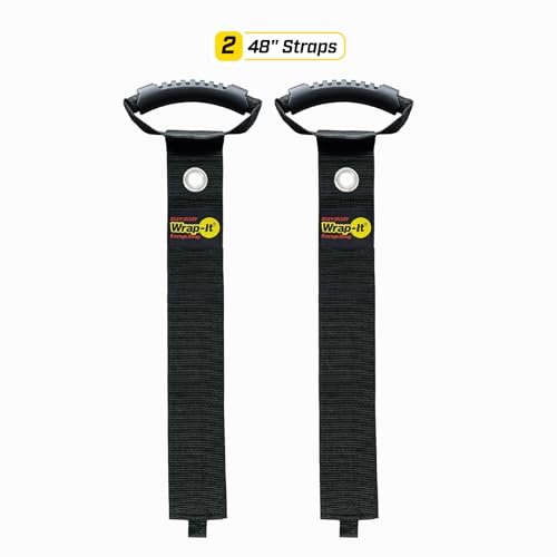 Easy Carry Wrap (48" (2 Pack) with Grommet / Black)