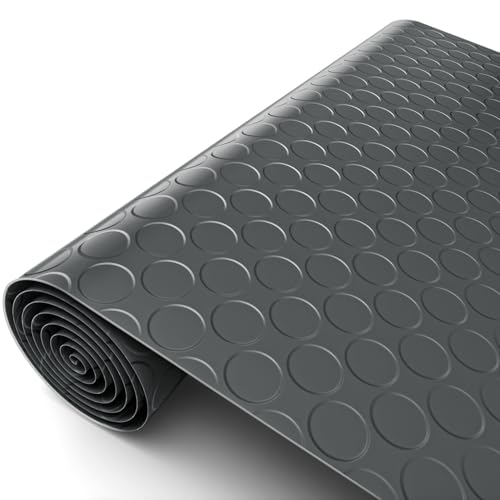 Garage Floor Mat (4 x 10FT / Grey Coin)