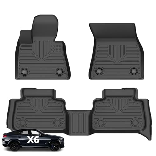 Floor Mats for BMW X6 2020 2021 2022 2023 2024 2025 2026 (BLACK)