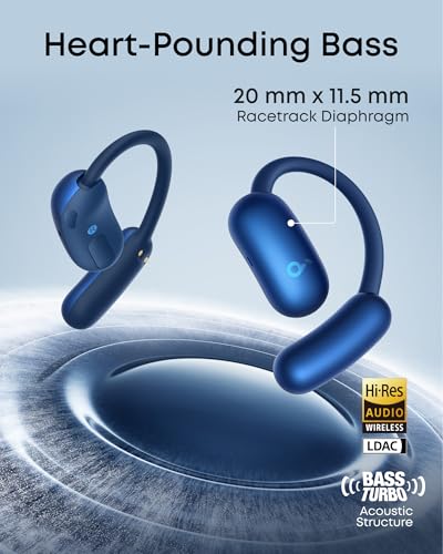 AeroFit 2 by Anker Open Ear Earbuds (Abyss Blue / Standard / Standard)