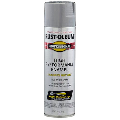7587838 6PK Professional High Performance Enamel Spray Paint (Gloss Dark Machine Gray / 15 Ounce (Pack of 6))