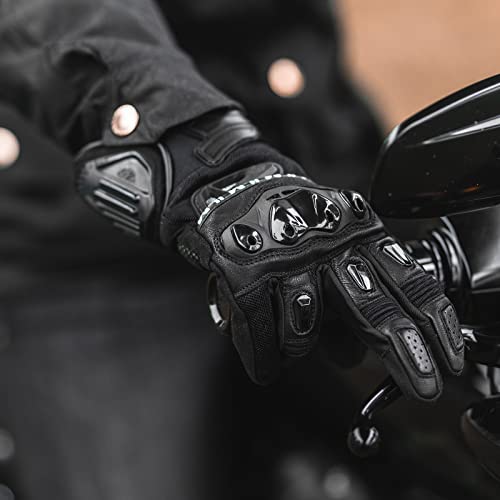 Motorcycle Gloves for Men Women Touchscreen Riding Gloves WD01 (black / X-Large)