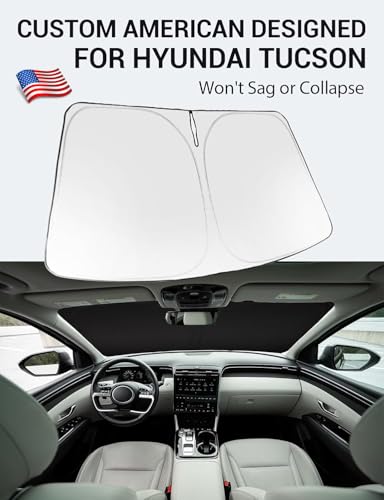 Custom Fit Car Windshield Sun Shade for 2022 (Hyundai Tucson 2022-2026)