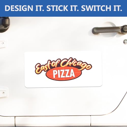 Custom Car Magnet Signs for Advertising and Promotion (12"x24" Rectangle)