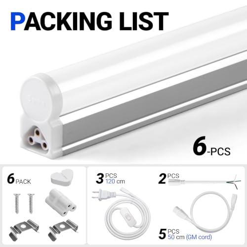 LED T5 Shop Light 3FT (6500k Super Bright White / 3 Feet)