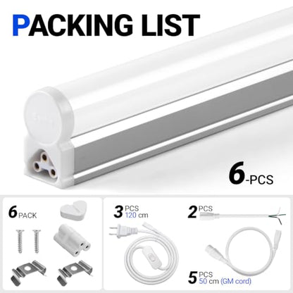 LED T5 Shop Light 3FT (6500k Super Bright White / 3 Feet)