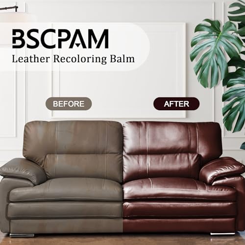 12oz Leather Recoloring Balm & 3.4oz Mink Oil Leather Conditioner kit