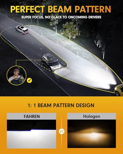 9005 H11 Led Bulbs Combo 𝟭𝟴𝟬𝟬𝟬𝟬𝗟𝗠 𝟮𝟬𝟬𝟬% (H11 9005)