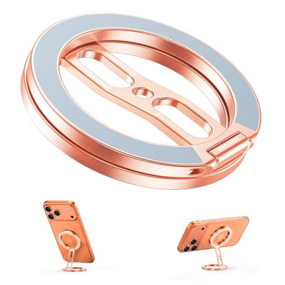 Magnetic Phone Ring Grip for MagSafe Dual (Rose Gold)