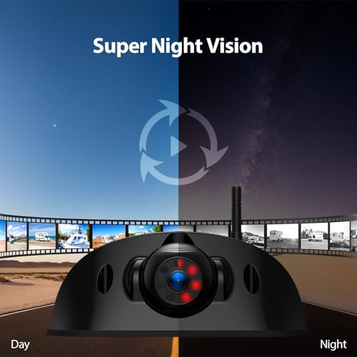 Wireless RV Backup Camera System with 10.1 (10.1"-1 Cam)
