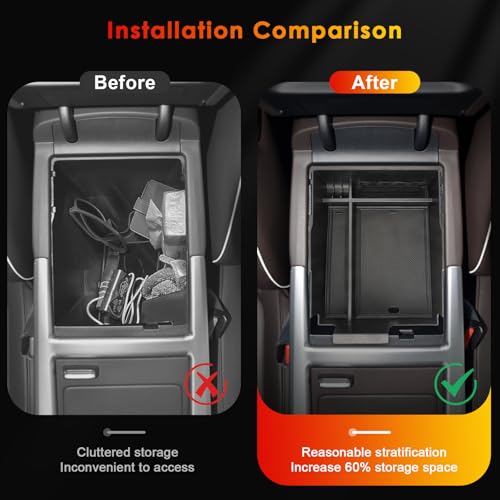 for Hyundai Palisade Center Console Organizer Tray for 2023