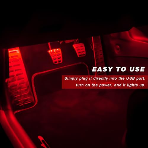 Car Interior LED Lights (Red)