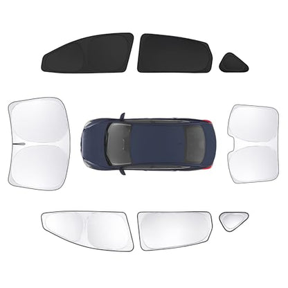 8pcs Car Window Shades for Nissan Sentra 2014 (for 2010-2015 Toyota Prius Hatchback)