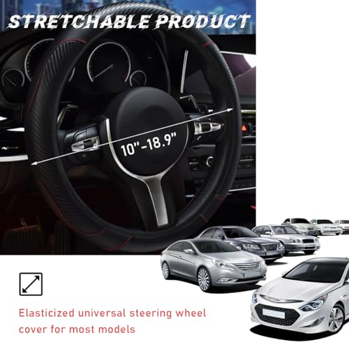 Car Steering Wheel Cover (Black)