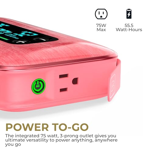 Bolt Ultimate 3 Portable Car Battery Jump Starter (Rose)