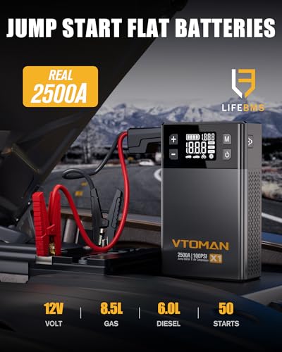 X1 2500A Jump Starter (2500A-Grey)