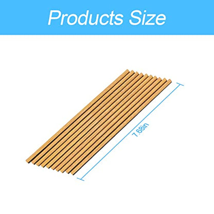20PCS Waterproof Bendable Car Air Vent Trim Strips (Wood)