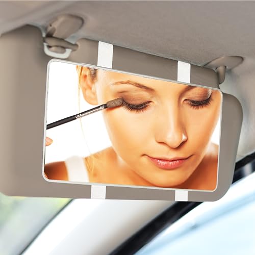Car Sun Visor Mirror (White)