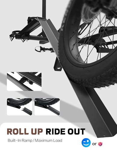 Young 3 EBikes Rack Hitch Mount (250LBS 3-EBIKE RACK WITH RAMP)