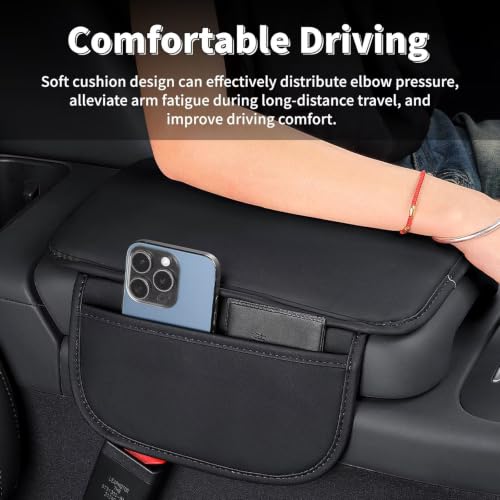 Upgraded Center Console Cover Fit for Chevy Malibu 04 (Fit for Chevy Malibu / #004 Black)