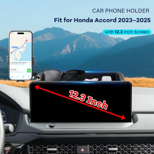 Car Phone Holder Compatible with Honda Accord 2023 (Accord 2023-2025 12.3inch)